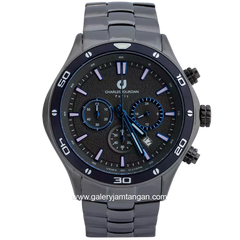 CHARLES JOURDAN CJ1076-1742C Black Stainless Steel