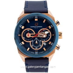 CHARLES JOURDAN CJ1082-1582C Blue Rubber Strap