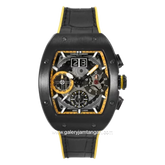 CHARLES JOURDAN CJ1090-3728C Leather Silicon Strap