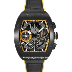 CHARLES JOURDAN CJ1090-3728C Leather Silicon Strap