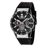 CHARLES JOURDAN CJ1102-1732C Black Silver Chronograph Dial Black