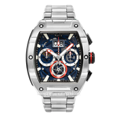 CHARLES JOURDAN CJ1120-1382C Silver Dial Blue Stainless Steel