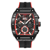 CHARLES JOURDAN CJ1121-1762C Black Red Silicon Leather