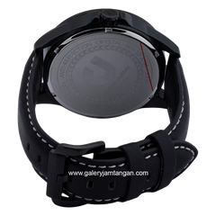 CHARLES JOURDAN CJ1078-1745 Black Leather Strap