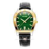 AIGNER CHIETI AGW.245004 Black Leather Dial Green Watch Swiss Made