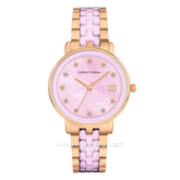 CHRIST VERRA AVELYN CV 511924L-511 PNK/MOP Pink Rosegold Stainless Steel