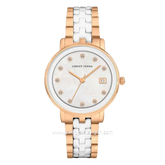 CHRIST VERRA AVELYN CV 511924L-55 WHT/MOP White Rosegold Stainless Steel