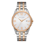 CHRIST VERRA CV 10641G-14 SLV Men Watches Silver Rosegold Stainless Steel