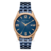 CHRIST VERRA CV 10641G-1J BLU Men Watches Blue Rosegold Stainless Steel