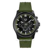 CHRIST VERRA REVSPORT CV 12153G-36 BLK/GRN Green Black Rubber Strap