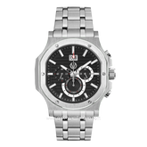 CHRIST VERRA CV 12202G-11 BLK Silver Dial Black Stainless Steel