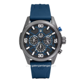 CHRIST VERRA Velocity Chrono CV 12254G-36B BLK/BLU Men's Watches Blue Black Rubber Strap