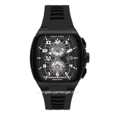 CHRIST VERRA Neo Drive CV 12349G-36 BLK Full Black Rubber Strap