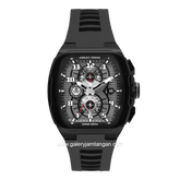 CHRIST VERRA Neo Drive CV 12349G-36 GRY Gray Black Rubber Strap