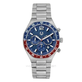 CHRIST VERRA TWO-TONE CV 146201G-11 BLU Silver Dial Blue Stainless Steel
