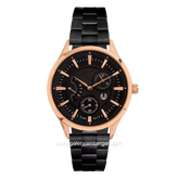 CHRIST VERRA CV 252459L-15 BLK Black Rosegold Stainless Steel