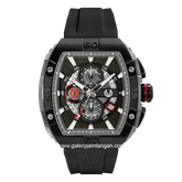 CHRIST VERRA CV 53606G-30 BLK Black List Grey Rubber Strap