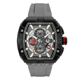CHRIST VERRA CV 53606G-36 GRY Grey Black Rubber Strap