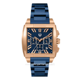 CHRIST VERRA CV 920045G-1J BLU Blue Rose Gold Stainless Steel