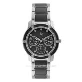 CHRIST VERRA CV 920923L-51 BLK Silver Black Ceramic Stainless Steel