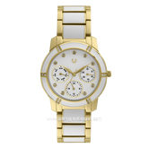 CHRIST VERRA CV 920923L-52 WHT Silver Gold Ceramic Stainless Steel