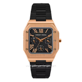 CHRIST VERRA CV 921790L-18 BLK Women's Watch Black Rosegold Stainless Steel