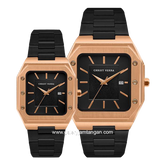 CHRIST VERRA CV 922289G-18 BLK & CV 922289L-18 BLK Black Rosegold Stainless Steel