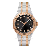 CHRIST VERRA DYNALUX CV 922709G-14 BLK Silver Gold Stainless Steel