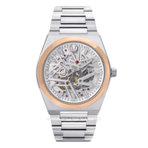 CHRIST VERRA LUXERNO CV 110819G-14 SLV Silver Rosegold Stainlees Steel