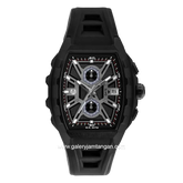 CHRIST VERRA SPIDERSYNC LIMITED EDITION CV 63034G-36 BLK Full Black Rubber Strap