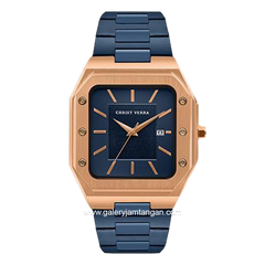 CHRIST VERRA CV 922289G-1J BLU & CV 922289L-1J BLU Blue Rosegold Stainless Steel