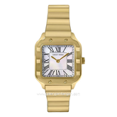 CHRIST VERRA LUMINA CV 514823L-12 WHT/MOP Gold Dial White Stainless Steel