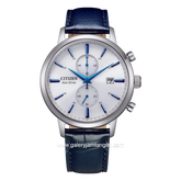 CITIZEN CA7069-16A Eco Drive Blue Leather Strap