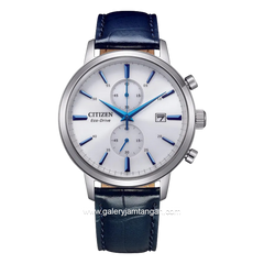 CITIZEN CA7069-16A Eco Drive Blue Leather Strap