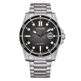 CITIZEN CTZ AW1816-89E Eco-Drive Silver Dial Black Stainless Steel
