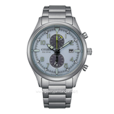CITIZEN CTZ CA7028-81A Eco-Drive Silver Dial White Chronograph Stainless Steel