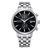 CITIZEN CTZ CA7060-88E Eco Drive Silver Dial Black Stainless Steel