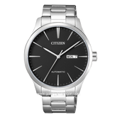CITIZEN CTZ NH8350-83E Silver Dial Black Automatic Stainless Steel