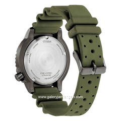 CITIZEN CTZ BN0157-11X Eco Drive Green Black Rubber
