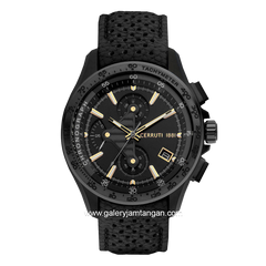 CERRUTI BISERNO 1881 CIWGC2205303 Black Leather Strap