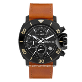 Cerruti 1881 POSITANO CIWGF2224504 Brown Black Leather Strap