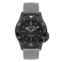 CERRUTI 1881 PESARO CIWGN2224204 Grey Black Rubber Strap