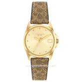 COACH 14504107 Greyson Champagne Brown Strap