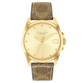 COACH 14504111 Greyson Champagne Brown Strap