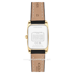 COACH 14504647 Reese Black Leather Strap