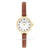 COACH 14504656 Iris Lea Brown Leather Strap