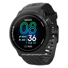 COROS PACE PRO BLACK SILICONE STRAP