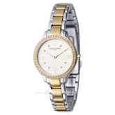 PIERRE CARDIN SAINT LOUIS SIMPLICITY CRM.0004 Silver Gold Dial White