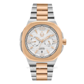 CHRIST VERRA CV 120592G-14 WHT Silver Rosegold Dial White Stainless Steel