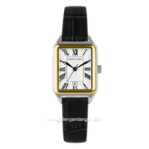 CHRIST VERRA CV 121107L-23 WHT Ledies Black Dial White Stainless Steel
